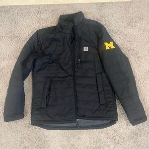 University of Michigan Carhartt Black Jacket